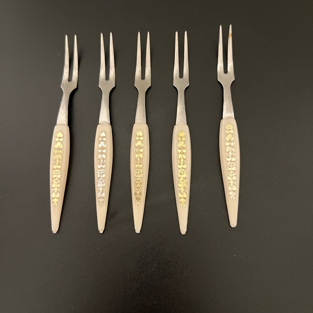 Vintage Mini Cocktail/Appetizer Forks